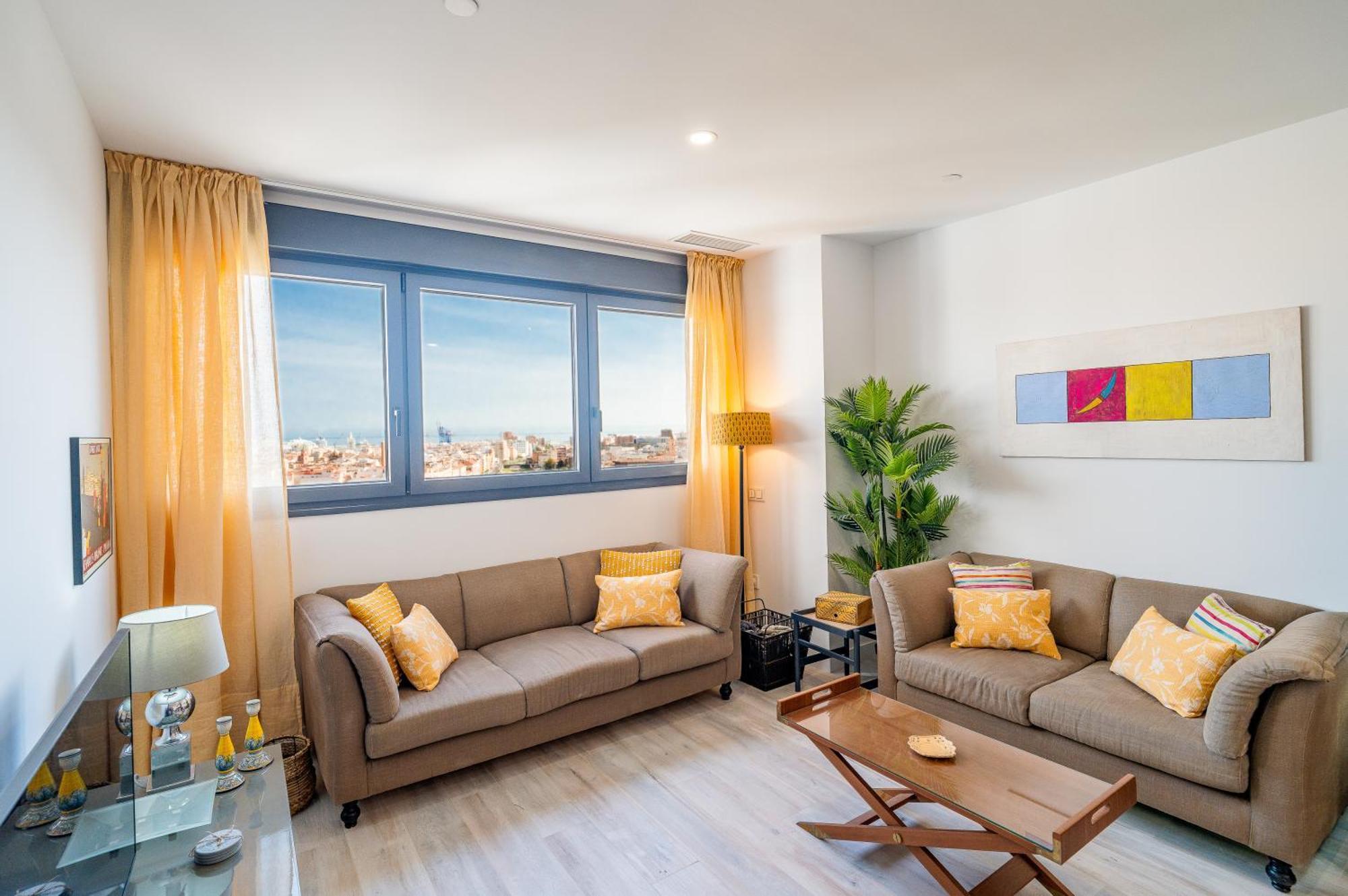 Malaga Tower View Daire Dış mekan fotoğraf